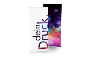 Deko-Banner einseitig bedruckt, System inkl. Druck