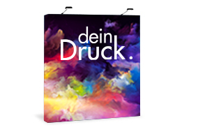 Textilfaltdisplay Classic, System inkl. Druck